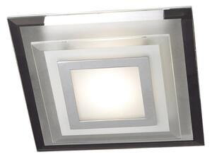 Italux bianca square beltéri mennyezeti lámpa 10w 800lm meleg fehér, fekete/fehér