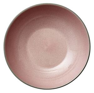 Mensa szürke-rózsaszín agyagkerámia tésztás tál, ø 20 cm - Bitz