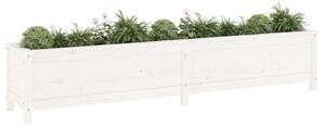 VidaXL fehér tömör fenyőfa kerti magaságyás 199,5x40x39 cm