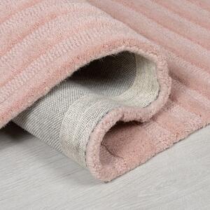 Zen Garden rózsaszín gyapjú szőnyeg, 160 x 230 cm - Flair Rugs