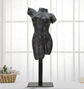 Museum Woman fekete dekorációs szobor - Mauro Ferretti