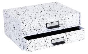 Birger fekete-fehér doboz 2 fiókkal - Bigso Box of Sweden