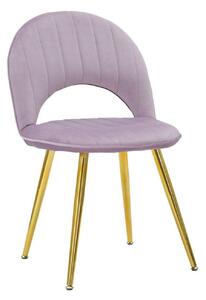 FLEX rózsaszín bársony szék