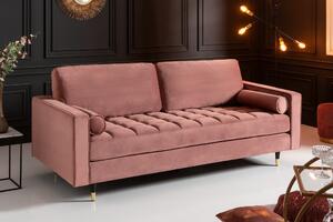 COZY VELVET rózsaszín bársony kanapé