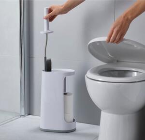 Flex fehér wc-kefe és wc-papír tartó - Joseph Joseph