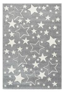 Amigo 329 ezüst gyerekszőnyeg csillagokkal 80x150 cm