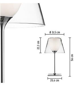 Flos - KTribe T1 Asztali Lámpa Glass Transparent - Lampemesteren