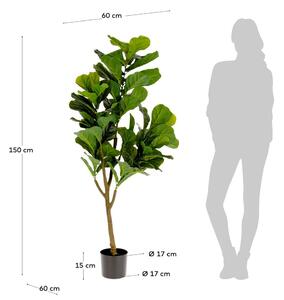 Fikusz műnövény (magasság 150 cm) Lyrata – Kave Home