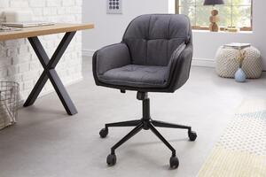 LOUNGER szürke mikroszálas irodai szék