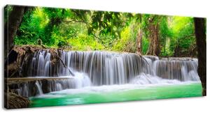 Gario Vászonkép Thaiföld és Kanjanaburi vízesés Méret: 40 x 60 cm