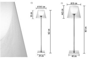 Flos - KTribe F2 Állólámpa Transparent - Lampemesteren