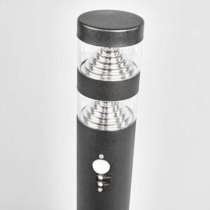 Lindby - Lanea LED Kerti Lámpa w/Sensor Black/ClearLindby - Lampemesteren