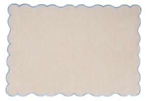 Lenkeverék tányéralátét 30x43 cm Noura – Tiseco Home Studio
