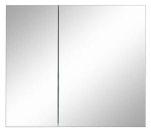 Wisla fehér fali fürdőszobai szekrény tükörrel, 80 x 70 cm - Støraa