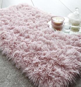 Rózsaszín fürdőszobai kilépő 80x50 cm Cuddly - Catherine Lansfield
