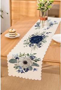 Kék-fehér asztali futó 140x45 cm - Minimalist Cushion Covers