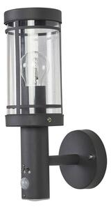Lindby - Djori Kültéri Fali Lámpa Érzékelővel Dark Grey - Lampemesteren