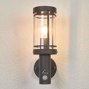 Lindby - Djori Kültéri Fali Lámpa Érzékelővel Dark Grey - Lampemesteren