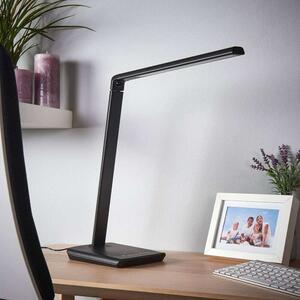 Lindby - Kuno LED Asztali Lámpa USB BlackLindby - Lampemesteren