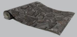 Fekete kő mintás tapéta (5548-30)