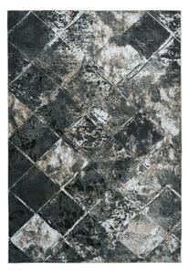 Greta 805 PET fekete szőnyeg 80x150 cm