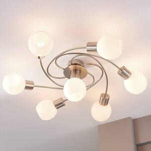Lindby - Ciala 7 Mennyezeti Lámpa White/Nickel - Lampemesteren
