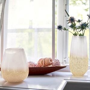 LEONARDO CASOLARE viharlámpa-váza 25cm fehér-bézs