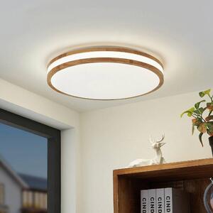 Lindby - Emiva Center Mennyezeti Lámpa Wood/White - Lampemesteren