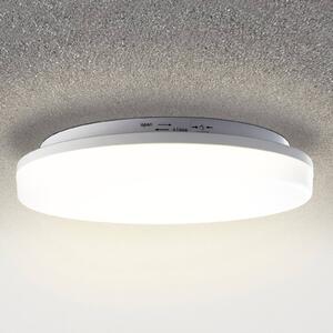Heitronic LED mennyezeti világítás Pronto, kerek, mozgásérzékelővel, Fehér / opál, Műanyag, Modern