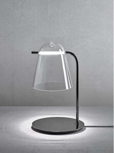 Prandina - Sino T3 Asztali Lámpa Black/Chrome - Lampemesteren