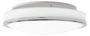 Lindby - Lyss Round LED Mennyezeti Lámpa IP44 Ø28 Chrome - Lampemesteren