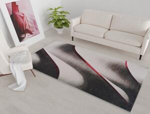 Fehér-fekete mosható szőnyeg 150x80 cm - Vitaus