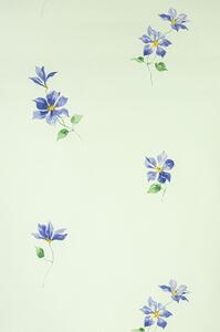 Lila virág mintás tapéta (95816-1)