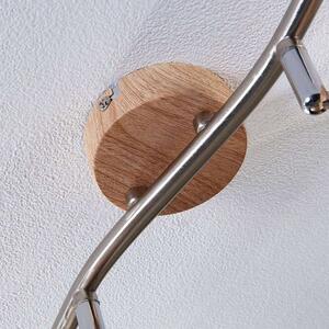 Lindby - Svenka Mennyezeti Lámpa White/Light Wood/Satin NickelLindby - Lampemesteren