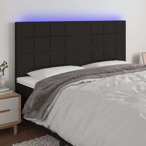 LED-es Fejtámla - Fekete Szövet - 160x128 cm