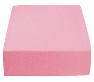 Jersey ovis gumis lepedő (rózsaszín)