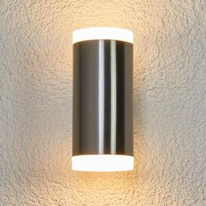 Lindby - Eliano 2 LED Kültéri Fali Lámpa SteelLindby - Lampemesteren