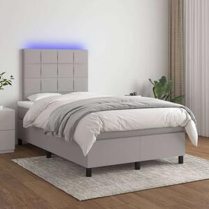 VidaXL LED-es Ágy - Rugós Matraccal - 120x200 cm