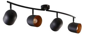 Lindby - Morik 4 LED Mennyezeti Lámpa Black/GoldLindby - Lampemesteren
