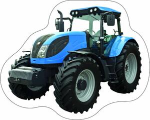 Kék traktor formapárna
