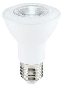LED lámpa , égő , spot , E27 foglalat , PAR20 , 7 Watt , 40° , meleg fehér , SAMSUNG Chip , 5 év garancia