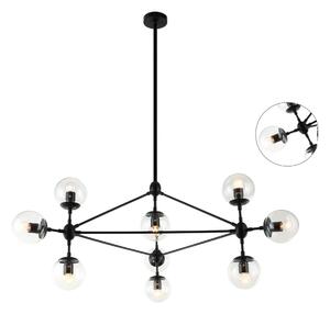 Orlicki Design Bao mennyezeti lámpa több mint 6x8 W fekete OR80094
