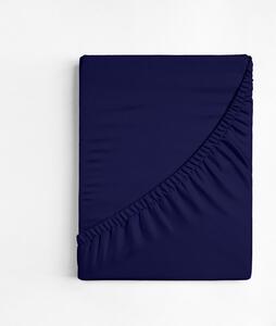 Jersey gumis lepedő - éjkék, 90/100x200 +28 cm