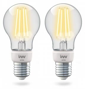 LED lámpa , égő , INNR , izzószálas hatás , filament , 2 x E27 , 2 x 4.2 Watt , meleg fehér , dimmelhető , Philips Hue kompatibilis