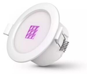 LED panel , mélysugárzó , UV-C fertőtlenítéssel , 5W , süllyesztett , kerek , természetes fehér , 59S , SunClean