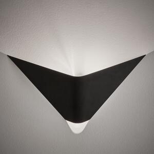 Fekete fém fali lámpa Ginebra – Kave Home