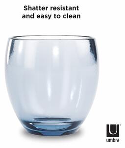 Kék műanyag fogkefetartó pohár Droplet – Umbra