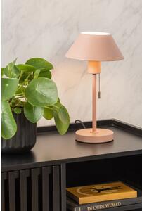 Világos rózsaszín asztali lámpa fém búrával (magasság 36 cm) Office Retro – Leitmotiv