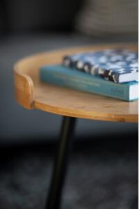 Bambusz kerek tárolóasztal ø 40 cm Loft – Wenko