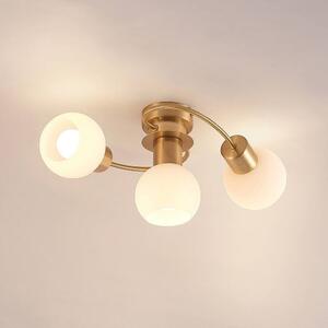 Lindby - Ciala 3 Mennyezeti Lámpa Brass/OpalLindby - Lampemesteren